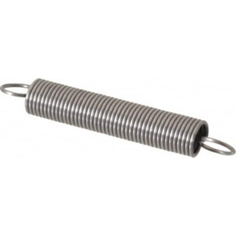 Made in USA 3/8 OD, 3.51 Lb Max Load, 5.17 Max Ext Len, 0.041 Wire Diam Spring 2.61 Lb/In Rating, 1.35 Lb Init Tension, 2-1/2 Free Length E-041-375-2500 – 06814453