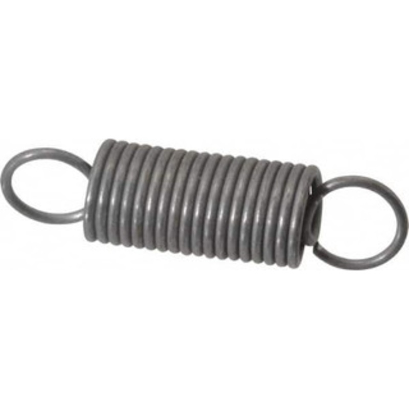 Made in USA 5/16 OD, 6.39 Lb Max Load, 2.14 Max Ext Len, 0.035 Wire Diam Spring 6.02 Lb/In Rating, 1 Lb Init Tension, 1-1/4 Free Length E-035-312-1250 – 06814156