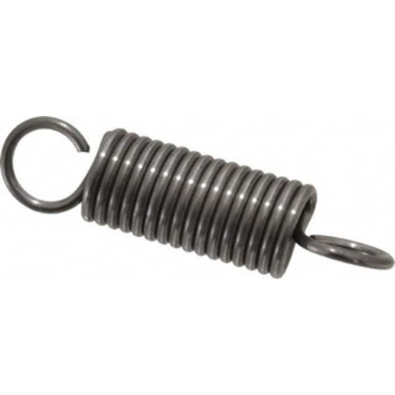 Made in USA 5/8 OD, 33.56 Lb Max Load, 3.56 Max Ext Len, 0.08 Wire Diam Spring 24.87 Lb/In Rating, 7 Lb Init Tension, 2-1/2 Free Length E-080-625-2500 – 06814859