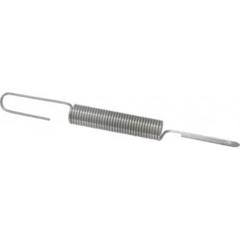 Made in USA 9/16 OD, 19.65 Lb Max Load, 8-1/16 Max Ext Len, 0.072 Wire Diam Extension Spring 9.49 Lb/In Rating 450 – 06981500