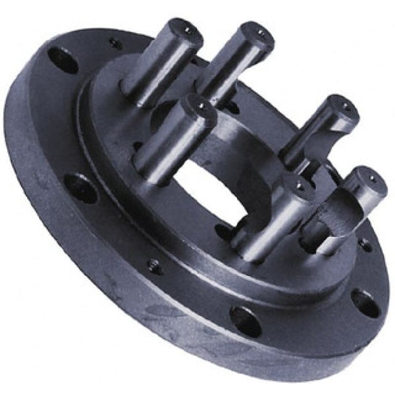 Buck Chuck Adapter Back Plate for 8 Diam Self Centering Lathe Chucks D1-6 Mount, 2-1/2 Through Hole Diam, 4.73mm ID, 8.13 OD, 1.412 Flange Height, Steel B8-D6 – 08536450