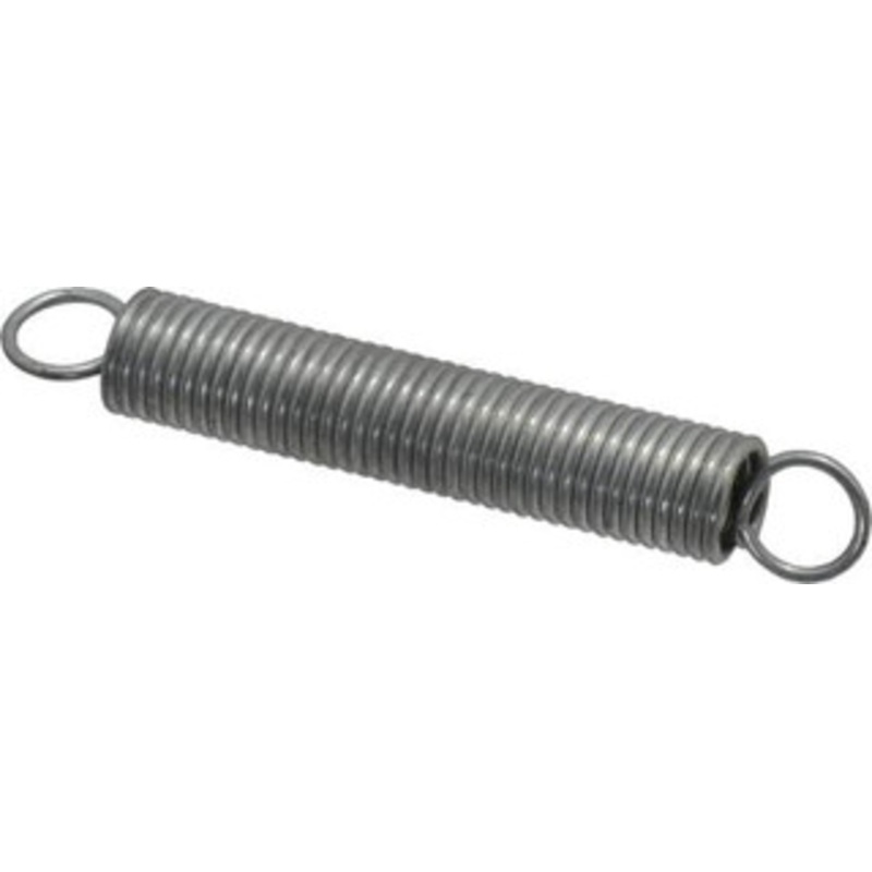 Made in USA 1/2 OD, 14.74 Lb Max Load, 4-1/8 Max Ext Len, 0.062 Wire Diam Extension Spring 6.42 Lb/In Rating 426 – 06981260