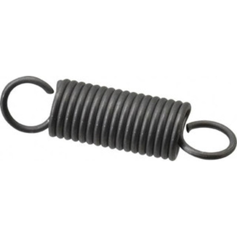 Made in USA 3/8 OD, 12.42 Lb Max Load, 2.26 Max Ext Len, 0.047 Wire Diam Spring 13.28 Lb/In Rating, 2.25 Lb Init Tension, 1-1/2 Free Length E-047-375-1500 – 06814479