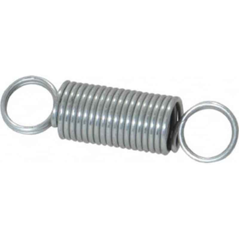Made in USA 5/16 OD, 3.33 Lb Max Load, 2-11/16 Max Ext Len, 0.032 Wire Diam Extension Spring 3.7 Lb/In Rating 111A – 06980098