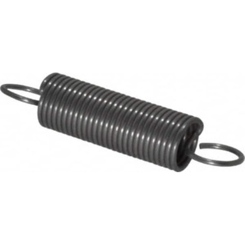 Made in USA 5/16 OD, 5.16 Lb Max Load, 5.16 Max Ext Len, 0.032 Wire Diam Spring 2.68 Lb/In Rating, 0.72 Lb Init Tension, 1-1/2 Free Length E-032-312-1500 – 06814107