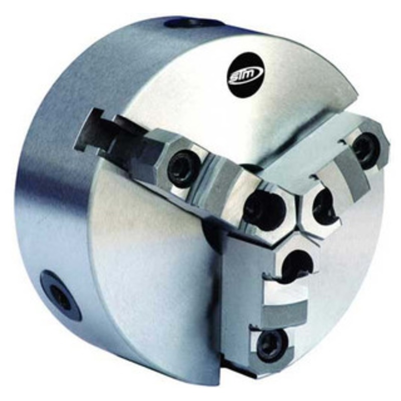 STM 6 3 Jaw Cast Iron Scroll Chucks, 2pc Hard Reversible Jaws, Plain Back – 4440710