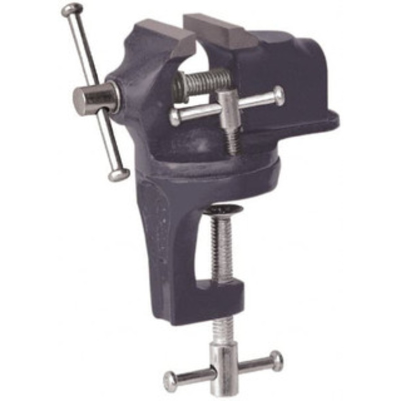 Value Collection 2 Jaw Width x 1-1/4 Jaw Opening, 3/4 Throat Depth, Bench & Pipe Combination Vise 7/16 to 5/8 Pipe Capacity, Clamp-On Swivel Base, Cast Iron 427-8602 – 00306118