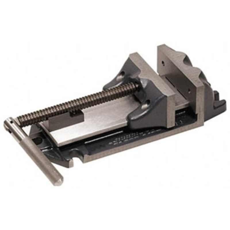 Cardinal Tool 6 Jaw Opening Capacity x 1-1/2 Throat Depth, Horizontal Drill Press Vise 4 Wide Jaw, Stationary Base, Rapid Action, 13 OAL x 3 Overall Height, Steel 5BV – 43135573