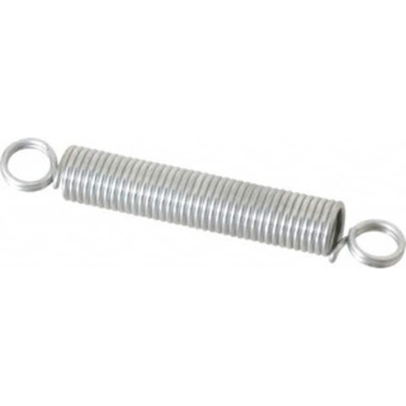 Made in USA 1/2 OD, 14.84 Lb Max Load, 4-1/4 Max Ext Len, 0.062 Wire Diam Extension Spring 6.26 Lb/In Rating 27 – 06979272