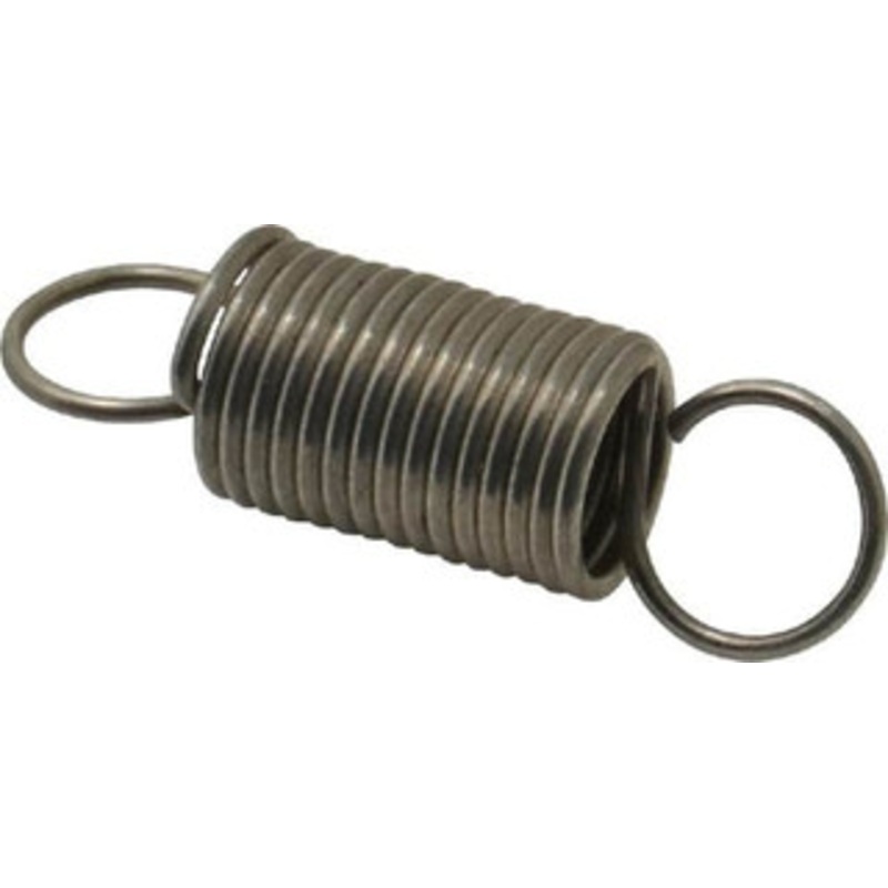 Made in USA 1/4 OD, 2.11 Lb Max Load, 1-7/16 Max Ext Len, 0.025 Wire Diam Extension Spring 2.99 Lb/In Rating 111D – 06980114