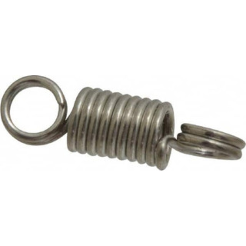 Made in USA 9/32 OD, 8.99 Lb Max Load, 1-17/64 Max Ext Len, 0.041 Wire Diam Extension Spring 28.21 Lb/In Rating 111B – 06980106