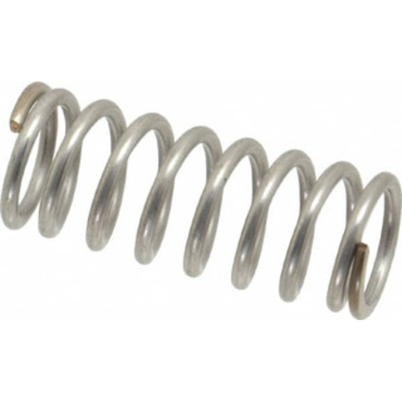 Value Collection 0.6 OD 1-1/2 Free Length Compression Spring 29.9 Lb Spring Rating, 0.072 Wire, 22.06 Lb Max Workload, 0.67 Solid Height, Stainless Steel 03308764 – 03308764