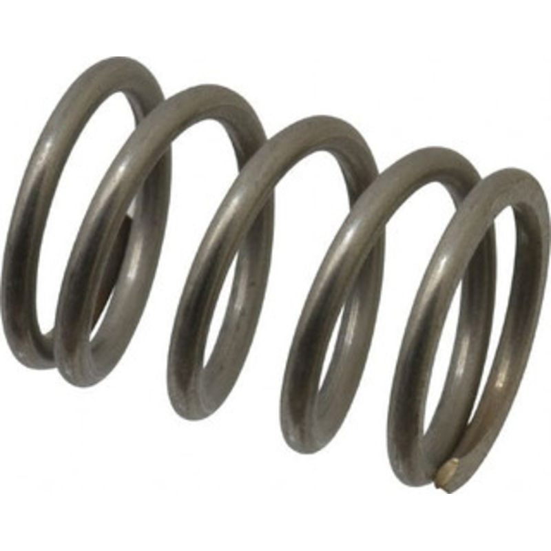 Value Collection 0.72 OD 1 Free Length Compression Spring 51.1 Lb Spring Rating, 0.08 Wire, 24.89 Lb Max Workload, 0.452 Solid Height, Stainless Steel 03308905 – 03308905