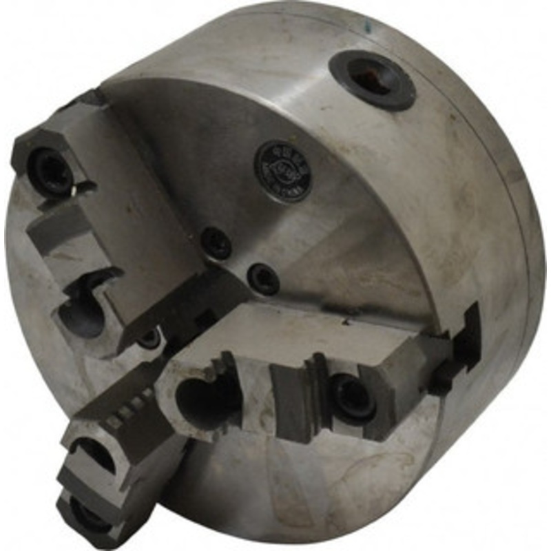 Value Collection 3 Jaws, 6 Diam, Self Centering Manual Lathe Chuck D1-3 Mount Spindle, Reversible, 1.5748 Through Hole Diam, Cast Iron 429-3063 – 08606402