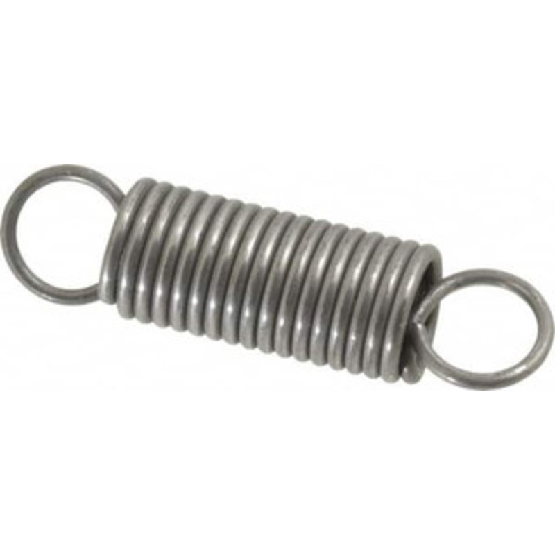 Made in USA 1/2 OD, 20.29 Lb Max Load, 2.98 Max Ext Len, 0.062 Wire Diam Spring 16.7 Lb/In Rating, 3.9 Lb Init Tension, 2 Free Length E-062-500-2000 – 06814669