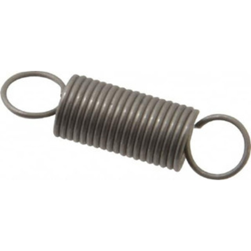 Made in USA 1/4 OD, 2.83 Lb Max Load, 1.9 Max Ext Len, 0.026 Wire Diam Stainless Steel Extension Spring 2.67 Lb/In Rating, 0.5 Lb Init Tension, 1 Free Length E-026-250-1000S – 04075792