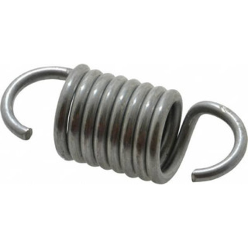 Made in USA 3/4 OD, 40.25 Lb Max Load, 2-5/8 Max Ext Len, 0.105 Wire Diam Extension Spring 81.39 Lb/In Rating 433 – 06981336