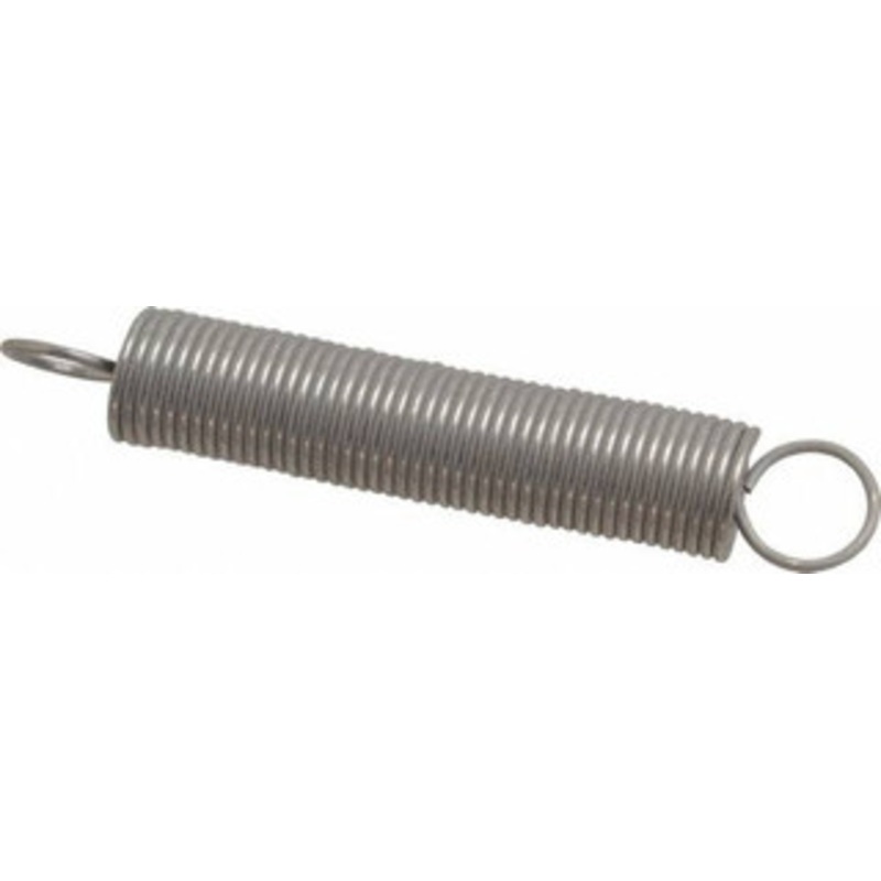Made in USA 5/8 OD, 13.29 Lb Max Load, 8.9 Max Ext Len, 0.062 Wire Diam Stainless Steel Extension Spring 2.28 Lb/In Rating, 2.5 Lb Init Tension, 4 Free Length E-062-625-4000S – 04076378
