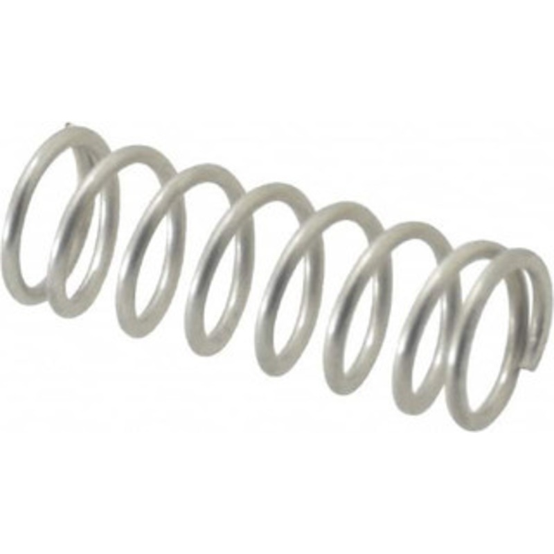 Value Collection 0.36 OD 1 Free Length Compression Spring 13.77 Lb Spring Rating, 0.041 Wire, 7.49 Lb Max Workload, 0.392 Solid Height, Stainless Steel 03308210 – 03308210