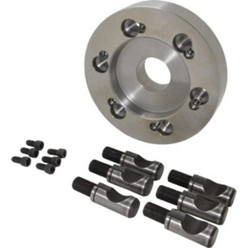 Buck Chuck Adapter Back Plate for 6 Diam Self Centering Lathe Chucks D1-6 Mount, 1.8 Through Hole Diam, 4.906mm ID, 7.13 OD, 1.413 Flange Height, Steel A6-D6 – 75893875