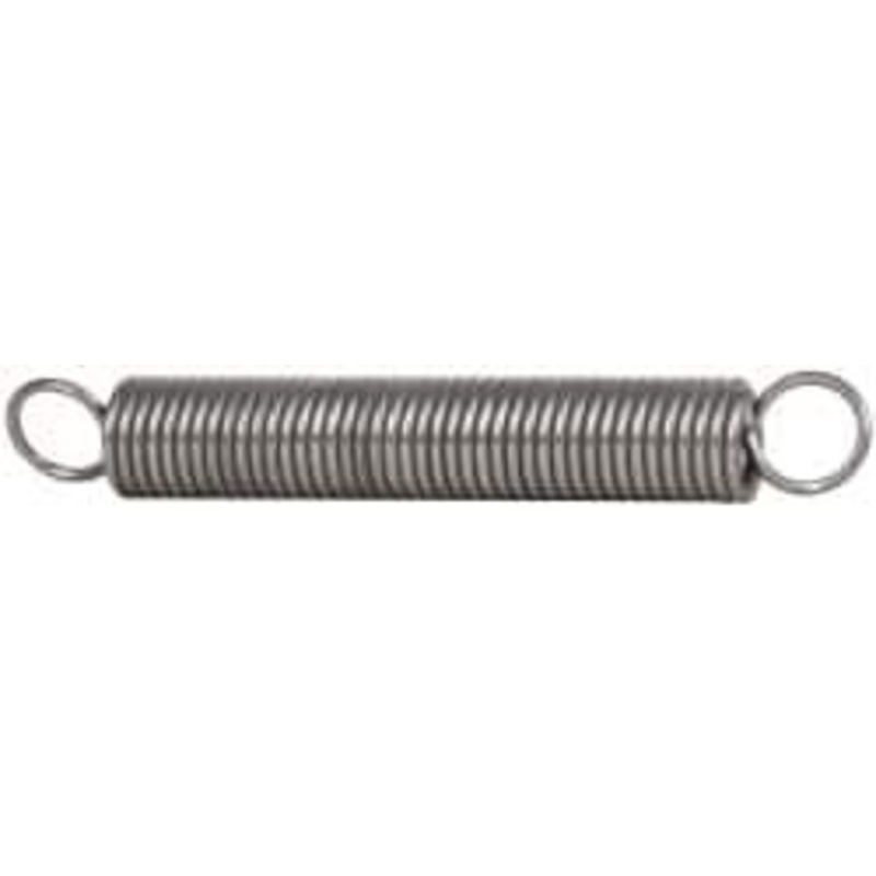 Made in USA 1/2 OD, 20.29 Lb Max Load, 6.05 Max Ext Len, 0.062 Wire Diam Spring 6.42 Lb/In Rating, 3.9 Lb Init Tension, 3-1/2 Free Length E-062-500-3500 – 06814693