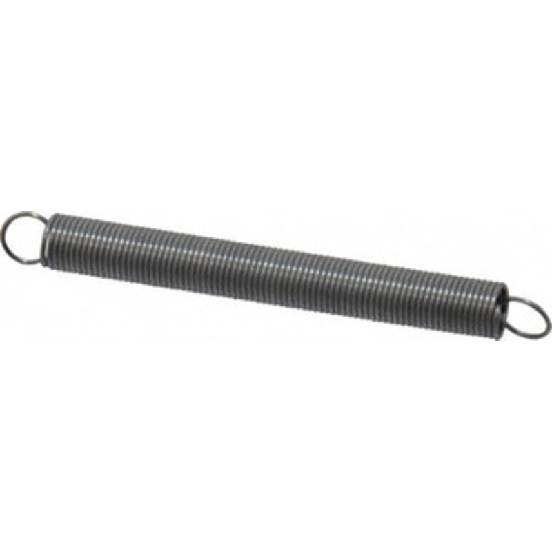 Made in USA 1/4 OD, 3.4 Lb Max Load, 6.27 Max Ext Len, 0.026 Wire Diam Spring 0.76 Lb/In Rating, 0.5 Lb Init Tension, 2-1/2 Free Length E-026-250-2500 – 06813984