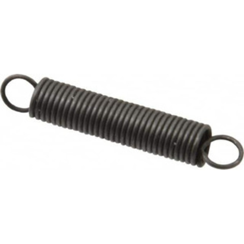 Made in USA 1/4 OD, 6.25 Lb Max Load, 5.57 Max Ext Len, 0.032 Wire Diam Music Wire Extension Spring 4.8 Lb/In Rating, 1.17 Lb Init Tension, 1-1/2 Free Length E-032-250-1500 – 01290170