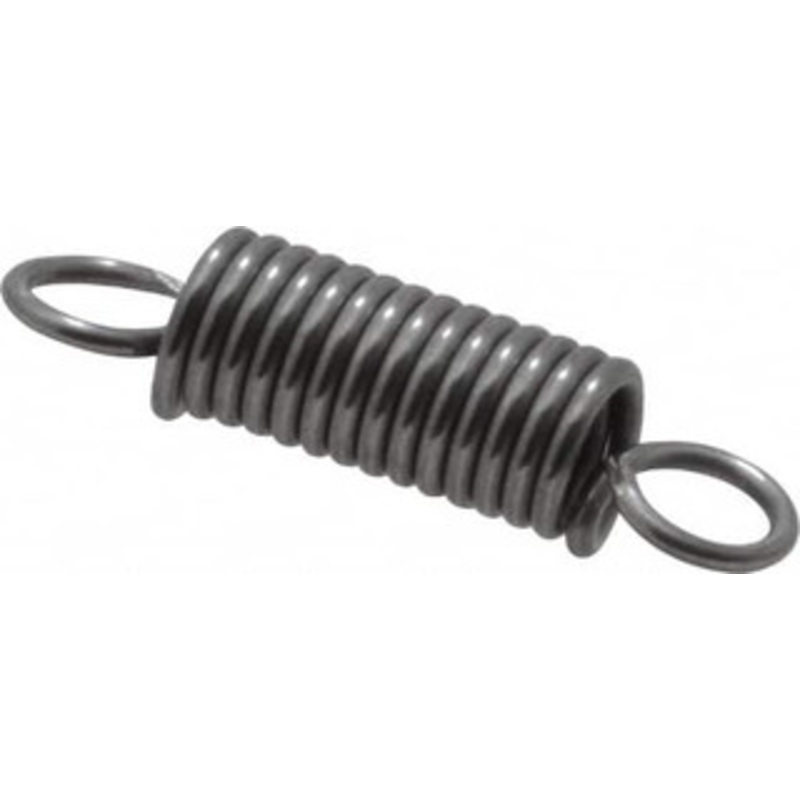 Made in USA 1/8 OD, 3.17 Lb Max Load, 0.65 Max Ext Len, 0.02 Wire Diam Spring 17.27 Lb/In Rating, 0.57 Lb Init Tension, 1/2 Free Length E-020-125-0500 – 06813554