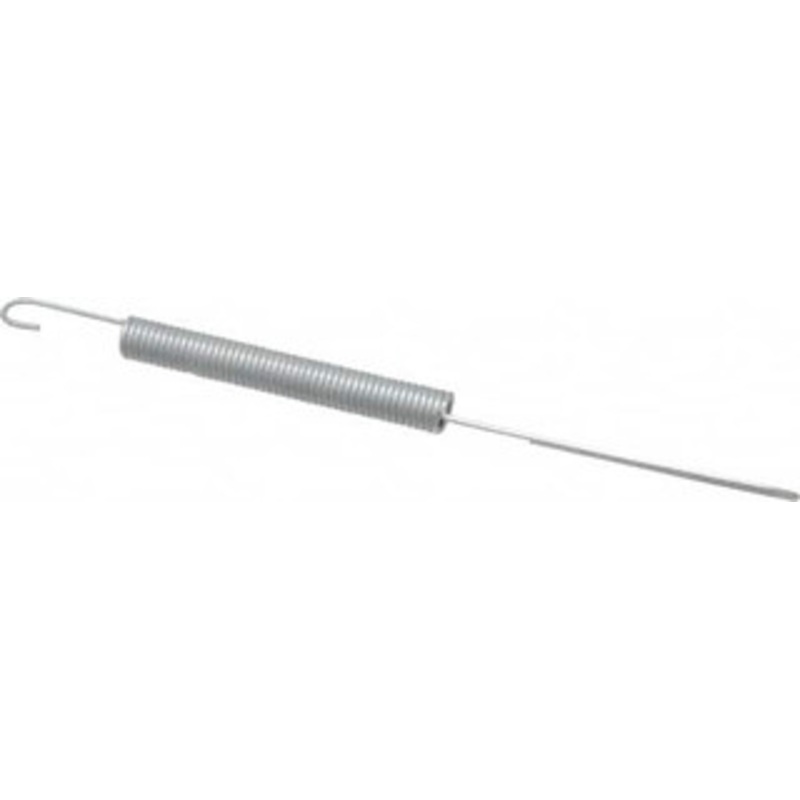Made in USA 11/32 OD, 15.03 Lb Max Load, 9-11/16 Max Ext Len, 0.054 Wire Diam Extension Spring 9.91 Lb/In Rating 447 – 06981476