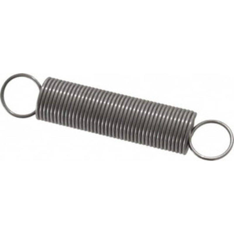 Made in USA 3/4 OD, 13.07 Lb Max Load, 7.06 Max Ext Len, 0.062 Wire Diam Spring 1.65 Lb/In Rating, 1.65 Lb Init Tension, 4 Free Length E-062-750-4000 – 06814941