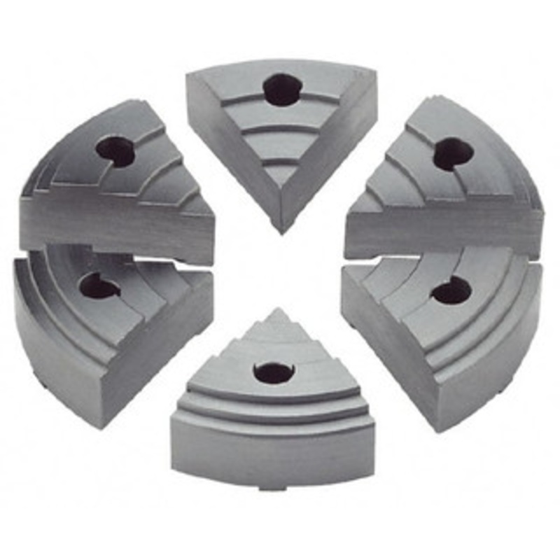 Value Collection 6 Chuck Capacity, JF Attachment, Round Soft Lathe Chuck Jaw 8 Jaws, Steel 193343.00 – 02104511