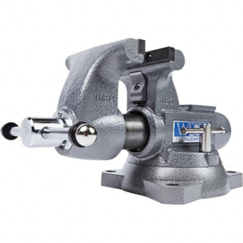 Wilton 5-1/2 Jaw Width x 6-1/8 Jaw Opening, 3-5/8 Throat Depth, Bench & Pipe Combination Vise 3/8 to 3-1/2 Pipe Capacity, Bolt Down Swivel Base 28806 – 90937863