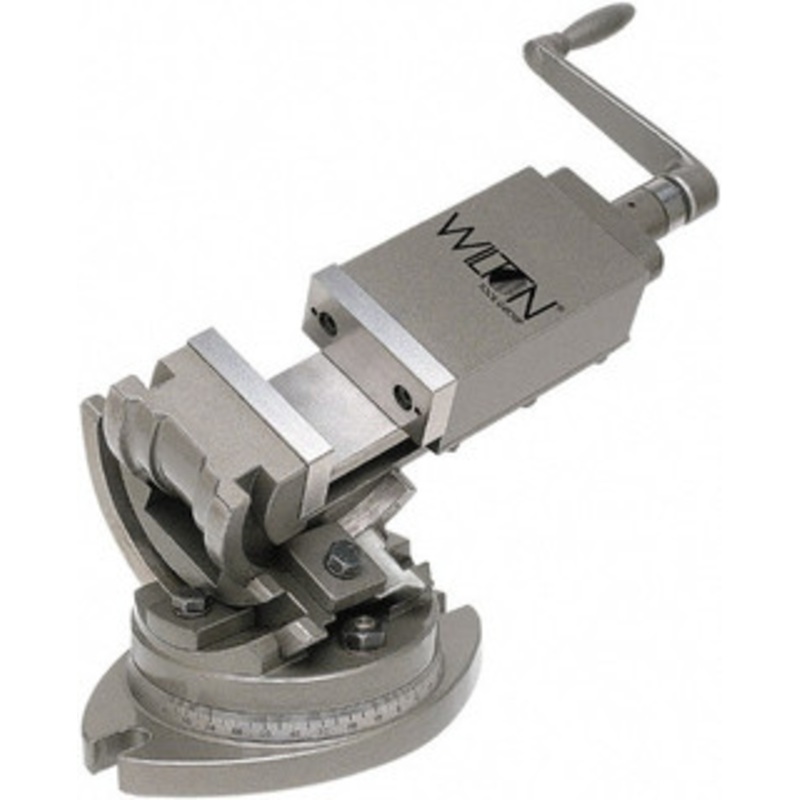 Wilton 5 Jaw Width, 5 Jaw Opening Capacity, Angle Swivel Machine Vise Manual Operation, 1 Station, 17-1/2 Long x 12 High x 1-3/4 Deep 11803 – 66573411