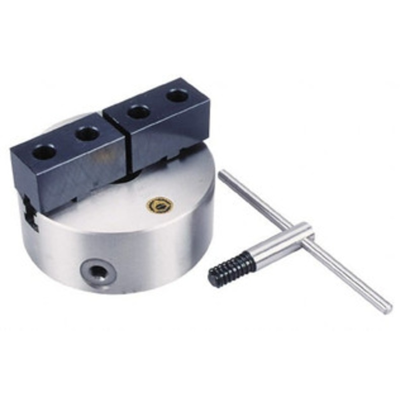 Bison 2 Jaws, 10 Diam, Self Centering Manual Lathe Chuck Plain Back Mount Spindle, Reversible, 2,000 Max RPM, 2.9921 Through Hole Diam, 0.001 Axial Runout, 0.0016 Radial Runout, Cast Iron 7-830-1000 – 08608200