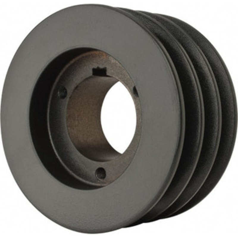 Browning 3TB46 3 Groove, 1/2 to 1-3/4 Bore Diam, 4.95 Outside Diam, QD Bushed V Belt Sheave 4.2 A Diam Belt Pitch 3TB46 – 00755629