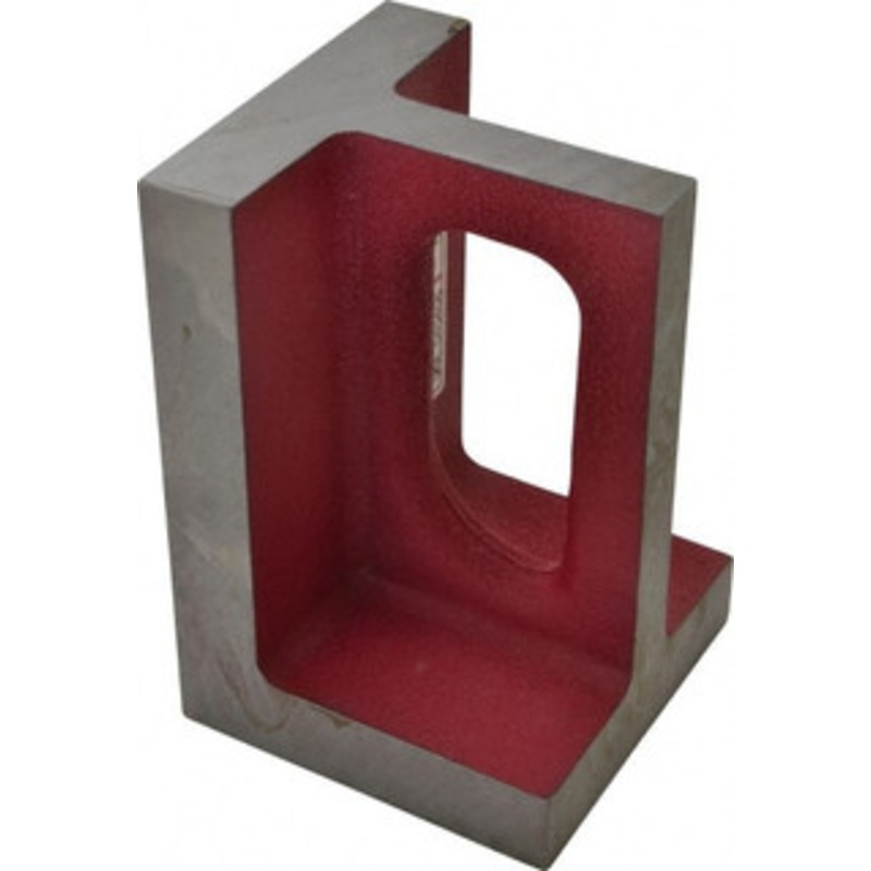 Suburban 1 Hole, 6 High x 4 Wide x 4 Deep, Right Angle Iron Cast Iron, Machined, 7/8 Thick, Parallel & Square to within 0.002 per 6 URA040406 – 70148028