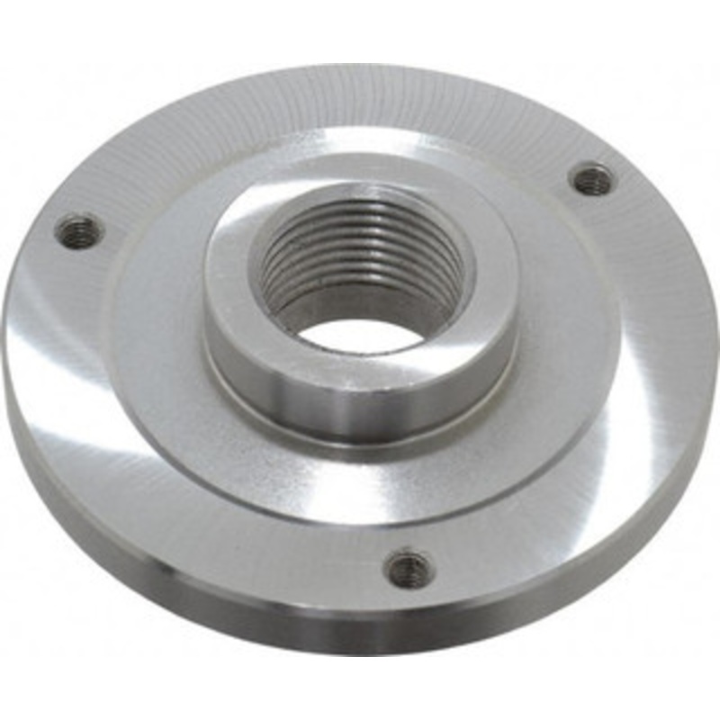 Bison Adapter Back Plate for 5 Diam Self Centering Lathe Chucks 1-1/2 – 8 Mount, 1.515 Through Hole Diam, 2.164mm ID, 5 OD, 0.51 Flange Height, Steel 7-876-052 – 08610958