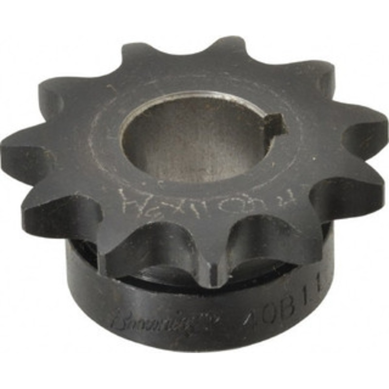 Browning 1/2 Chain Pitch, Chain Size 40, 11 Tooth Finished Bore Sprocket 3/4 Bore Diam, 1.618 Pitch Diam, 2 OD H4011X3/4 – 78338985