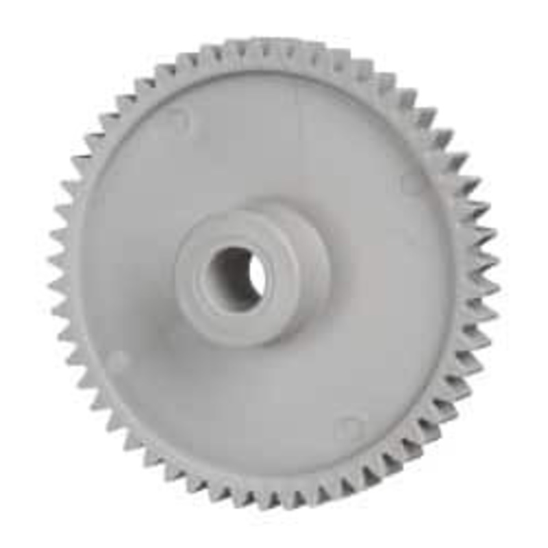 Made in USA 48 Pitch, 2-1/4 Pitch Diam, 2.333 OD, 54 Tooth Spur Gear 1/4 Face Width, 5/16 Bore Diam, 43/64 Hub Diam, 20 Pressure Angle, Acetal 2454 – 03125283