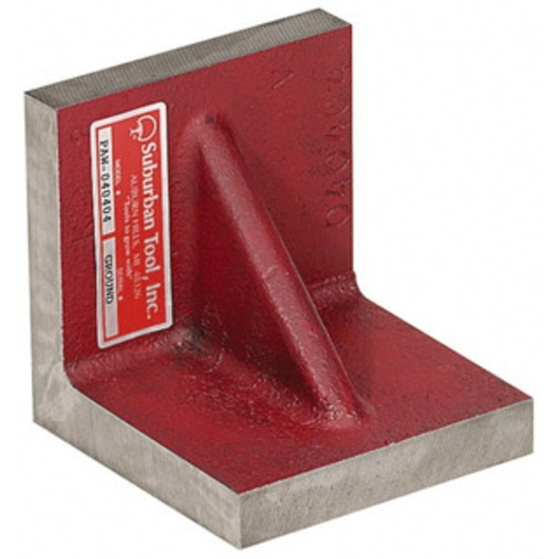 Suburban 10 Wide x 10 Deep x 10 High Cast Iron Precision-Ground Angle Plate Standard Plate, Flat Surface, Double Web, 1 Thick, Single Plate PAW101010G – 95342689