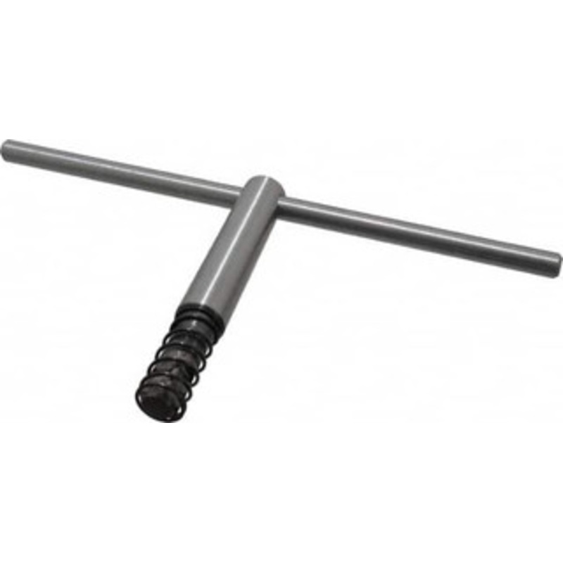 Bison 12, 16 Chuck Diam Compatibility, Lathe Chuck Key Compatible with 4-Jaw Chucks, Self Ejecting, 6-1/2 Body Length, 9/16 Actual Key Square Size 7-890-916 – 08569642