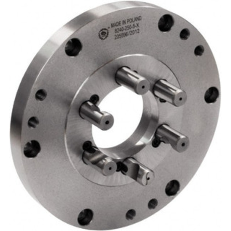 Bison Adapter Back Plate for 16 Diam Self Centering Lathe Chucks D1-6 Mount, 4.0551 Through Hole Diam, 15.748 OD, 0.1772 Flange Height, Cast Iron 7-878-166F – 54588363
