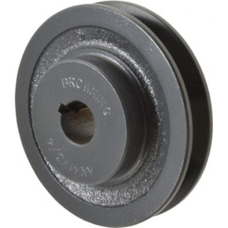 Browning 3/4 Bore Diam, 3.95 OD, Finished Bore Single Groove Sheave 3/4 Wide, Cast Iron AK41X3/4 – 00755074