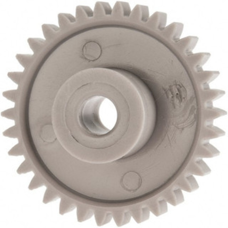 Made in USA 24 Pitch, 1.416 Pitch Diam, 1-1/2 OD, 34 Tooth Spur Gear 1/4 Face Width, 1/4 Bore Diam, 39/64 Hub Diam, 20 Pressure Angle, Acetal 2434 – 03125184
