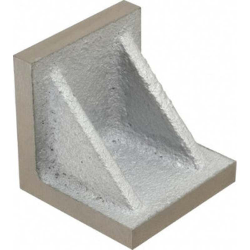 Value Collection 3 Wide x 3 Deep x 3 High Cast Iron Machined Angle Plate Standard Plate, Flat Surface, Double Web, Single Plate 418-4315 – 00140038