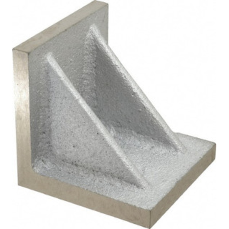 Value Collection 5 Wide x 5 Deep x 5 High Cast Iron Precision-Ground Angle Plate Standard Plate, Flat Surface, Double Web, Single Plate 418-4425 – 00141051