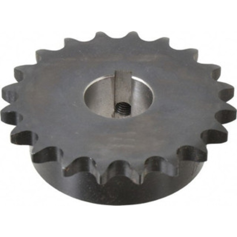 Browning 1/2 Chain Pitch, Chain Size 40, 20 Tooth Finished Bore Sprocket 1 Bore Diam, 3.196 Pitch Diam, 3.45 OD H4020X1 – 78339330