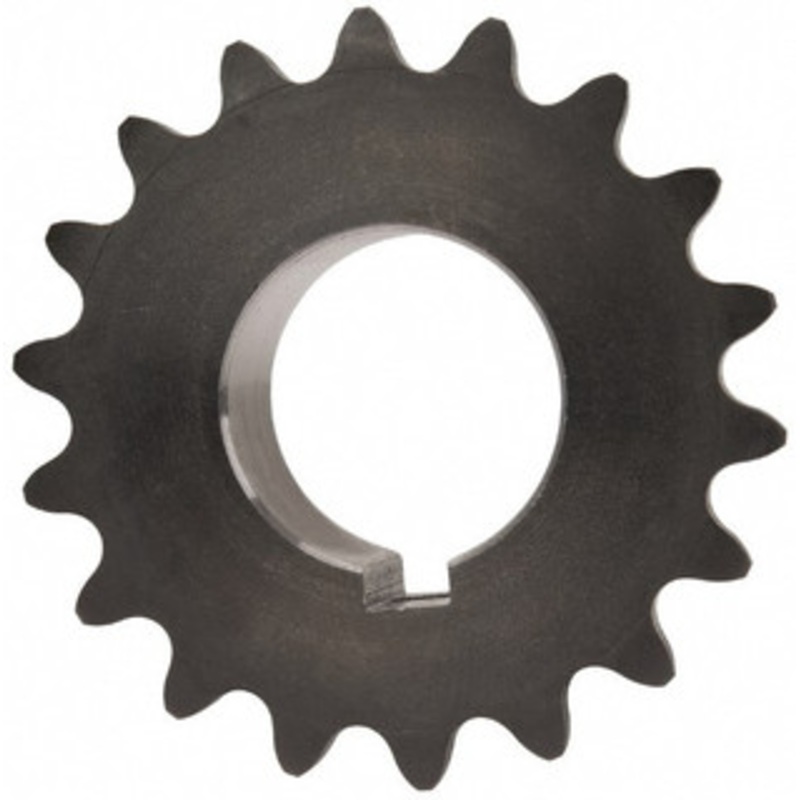 Browning 3/8 Chain Pitch, Chain Size 35, 18 Tooth Finished Bore Sprocket 1 Bore Diam, 2.159 Pitch Diam, 2.35 OD H3518X1 – 78340817