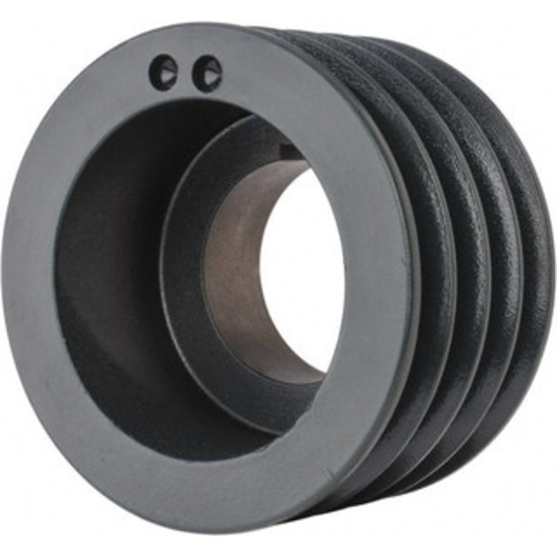 Browning 4B5V52 4 Groove, 5/8 to 2-1/4 Bore Diam, 5.48 Outside Diam, QD Bushed V Belt Sheave 5.3 5V Diam Belt Pitch 4B5V52 – 84432194