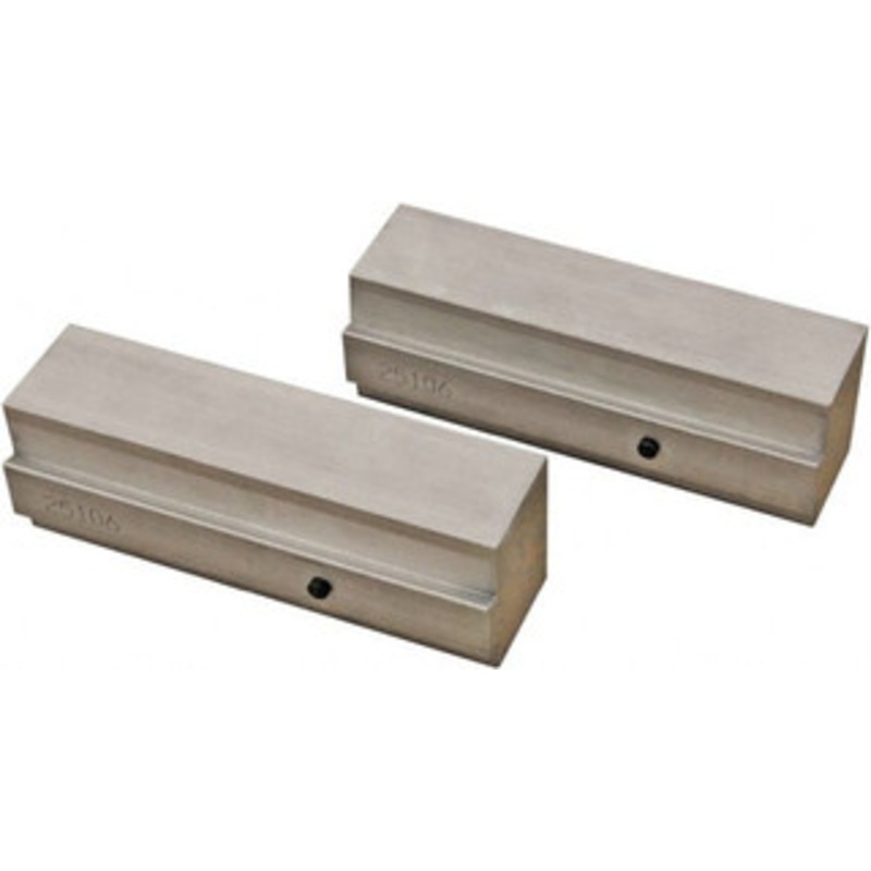 CarveSmart 1-1/2 Wide x 2 High x 1-1/2 Thick, Flat/No Step Vise Jaw Soft, Aluminum, Fixed Jaw, Compatible with 6 Vises 25106 – 59238501